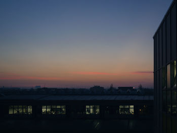 Scenic view of sky during sunset