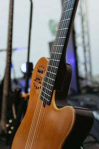 Close up guitar