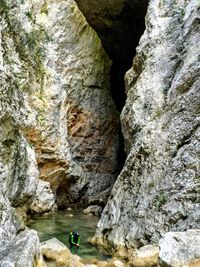 Rock formations amidst rocks