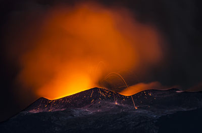 Paroxysmal activity of nord-east crater, etna