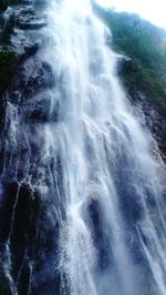 Scenic view of waterfall