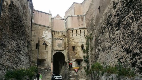 View of old ruins