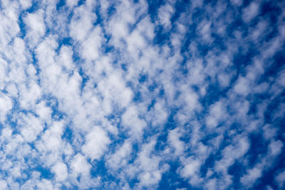 Low angle view of clouds in sky