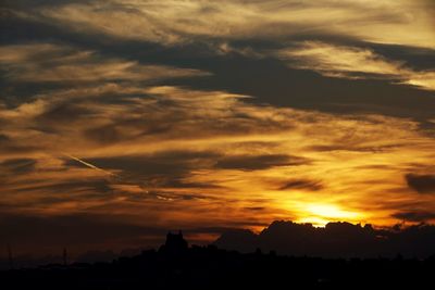 Scenic view of sky during sunset