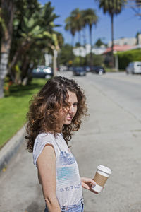 Portrait of a young woman.