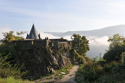 View of built structure and trees