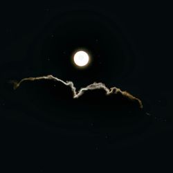 Scenic view of moon at night