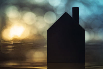 Close-up of water against sky