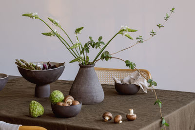 Close-up of potted plant on table