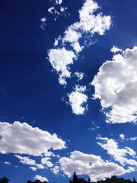 Low angle view of clouds in sky