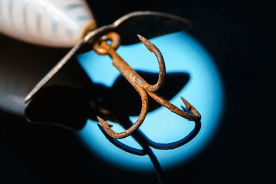 Close-up of eyeglasses on table