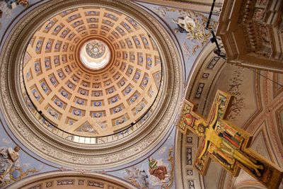 Low angle view of dome of building