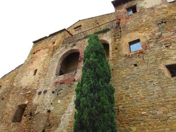 Low angle view of old building