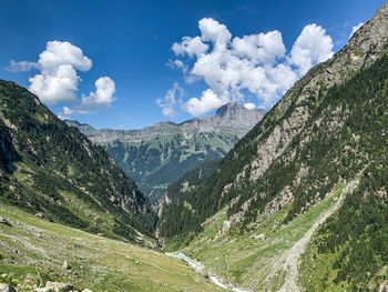 Panoramic view of landscape against sky