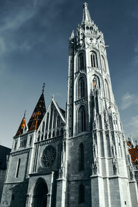 Low angle view of building against sky