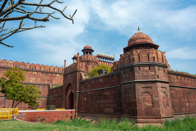 Lal qila - red fort in delhi, india. unesco world heritage site