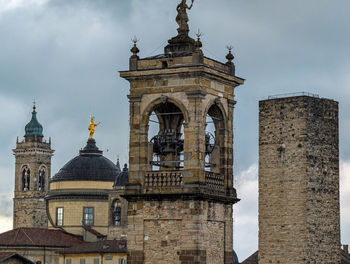 Low angle view of historic building against sky