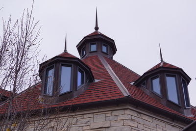 Low angle view of building against sky