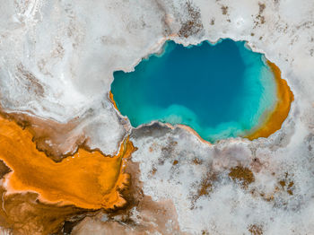 Upper geyser basin of yellowstone national park, wyoming