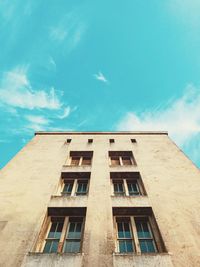 Low angle view of building against sky