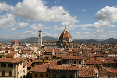 View of cityscape against sky