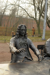 Statue in park