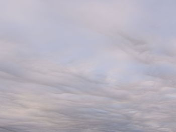 Low angle view of clouds in sky