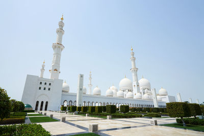 Cathedral against clear sky