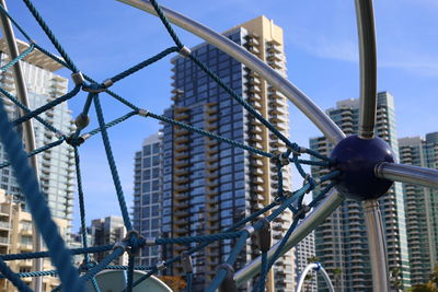 Low angle view of buildings against sky