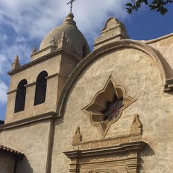 Low angle view of church against sky