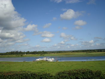 Scenic view of landscape against sky