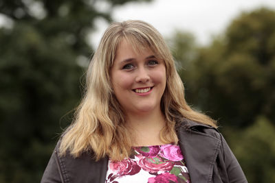 Portrait of a smiling young woman