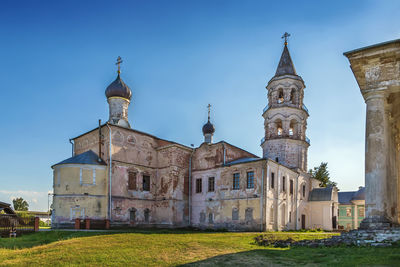 Church of the entry of the theotokos in borisoglebsky monastery in torzhok, russia