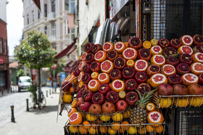 Fruits in market for sale