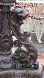 Close-up of statue