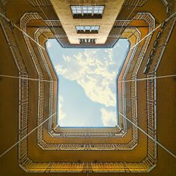 Low angle view of building against sky