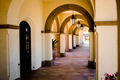 Corridor of building