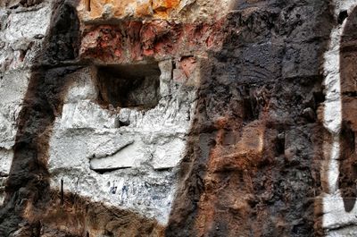 Full frame shot of stone wall