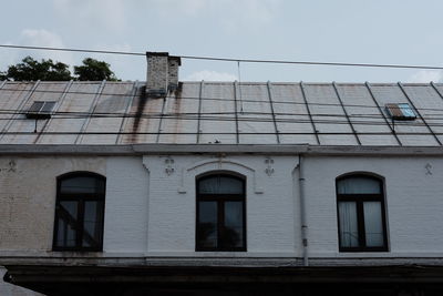 Low angle view of building against sky