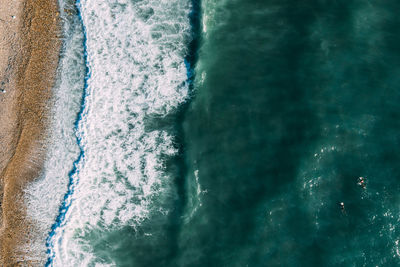 Aerial view of sea