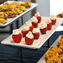 Close-up of served food in plate