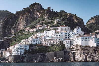 View of amalfi from the sea