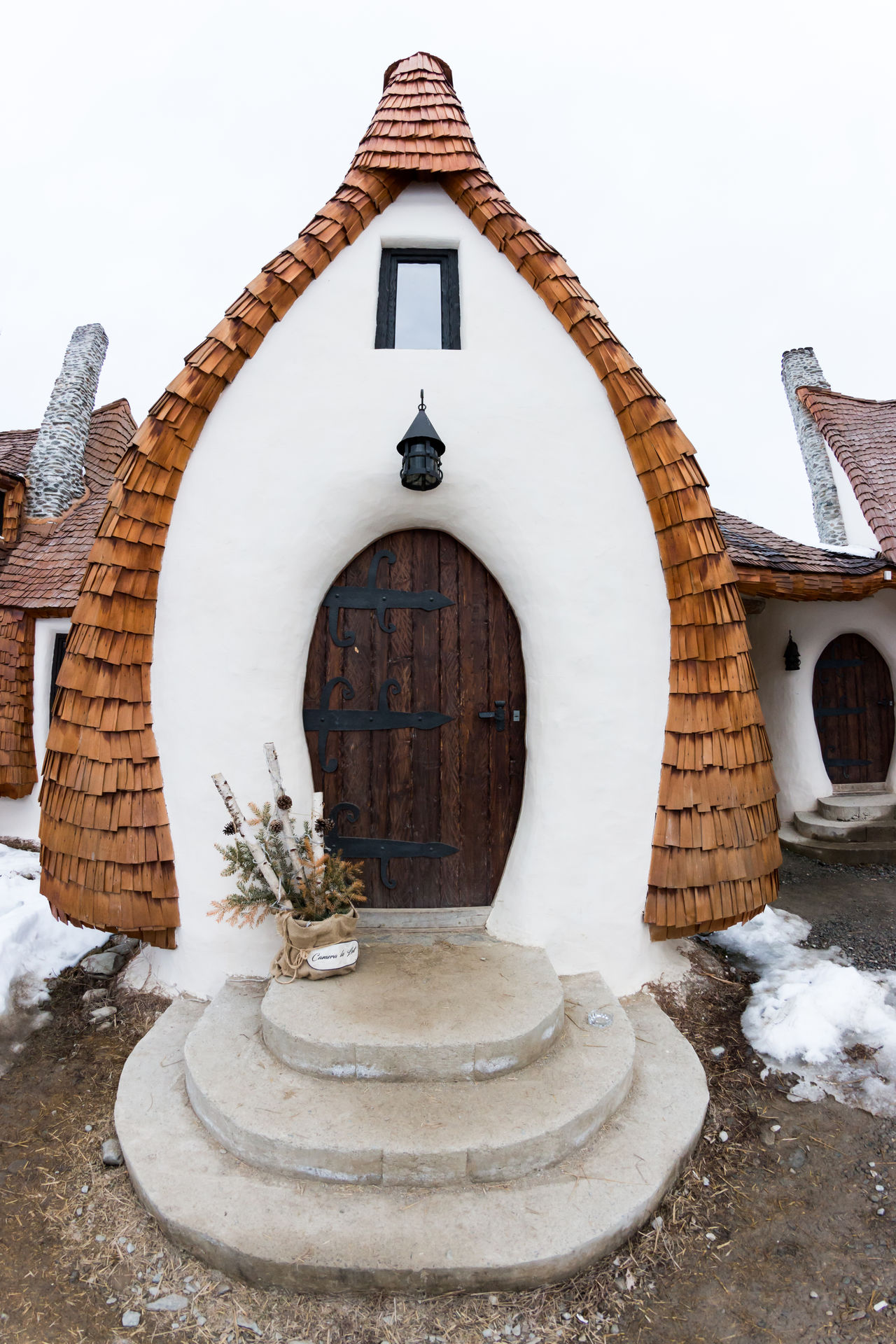 Clay Castle, The Valley of the Fairies-Transilvania, Romania, winter,