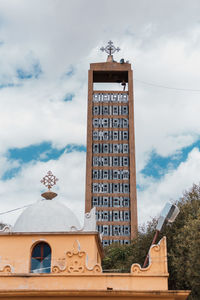 Low angle view of building against sky