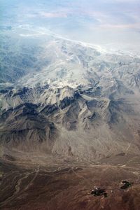 Aerial view of mountains