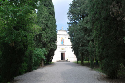 Exterior of the ossuary of solferino, mantova, lombardy, italy.