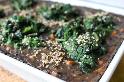 Close-up of salad in bowl