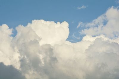 Low angle view of clouds in sky
