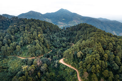 Scenic view of mountains