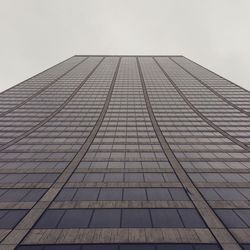 Low angle view of modern building against sky